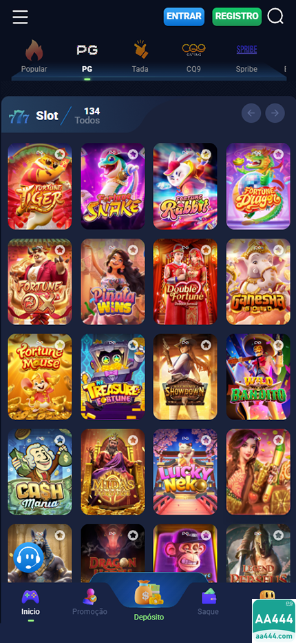 Prêmios Jogos aa444.com